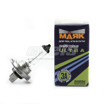 Лампа "Маяк" 12V H7 55W (Px26d) ULTRA